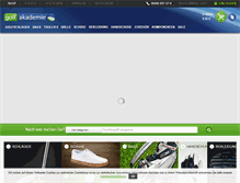 Tablet Screenshot of golfakademie.com